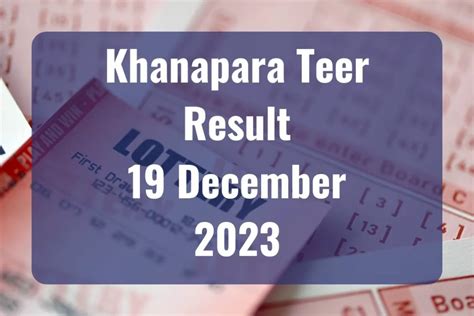 khanapara teer result 19